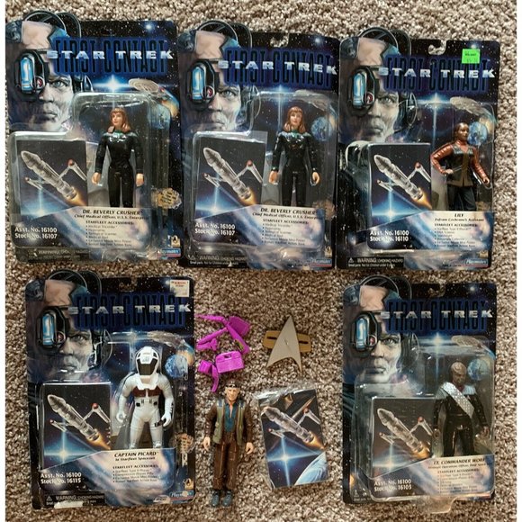 Playmates Toys | Toys | Playmates 996 Star Trek Figures First Contact ...